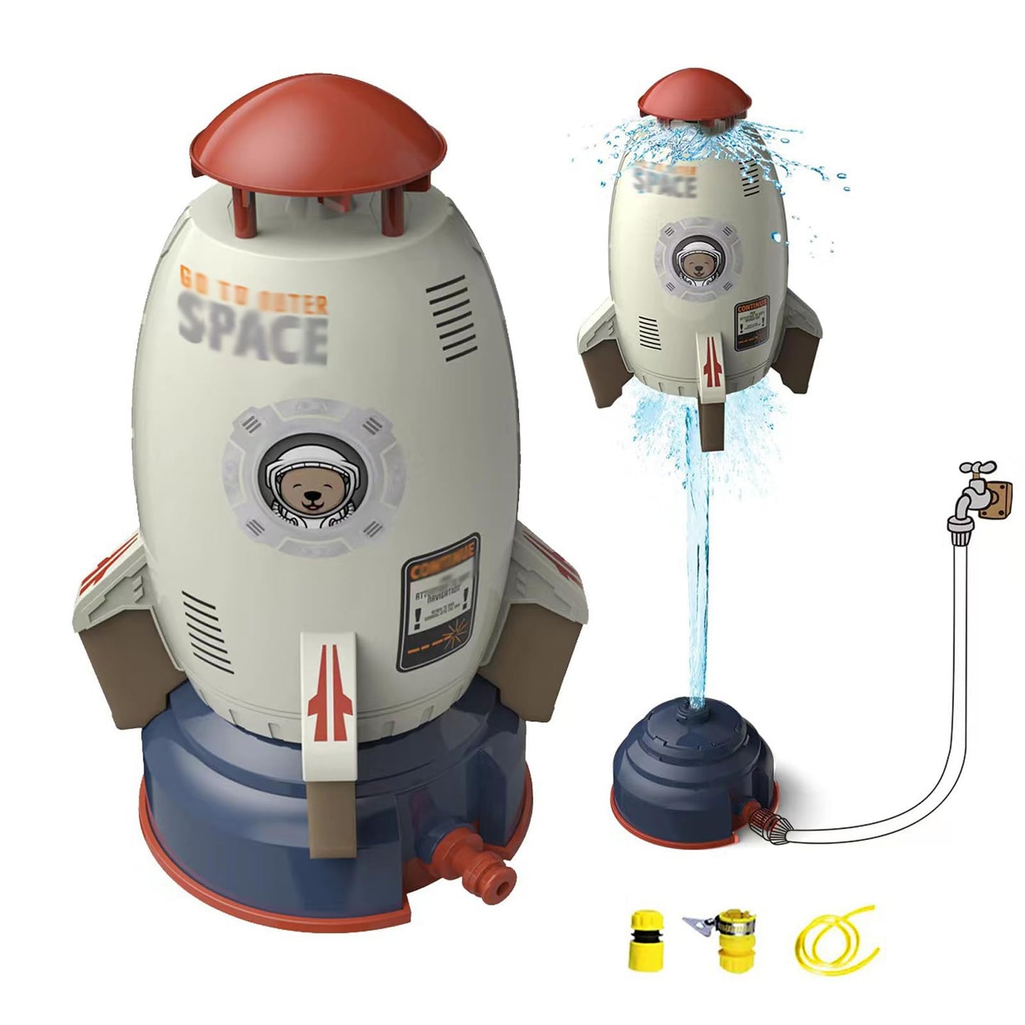 Colorful Water Spray Rocket