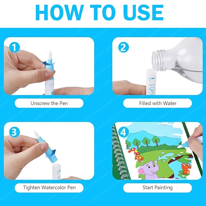 Reusable Water Coloring Book