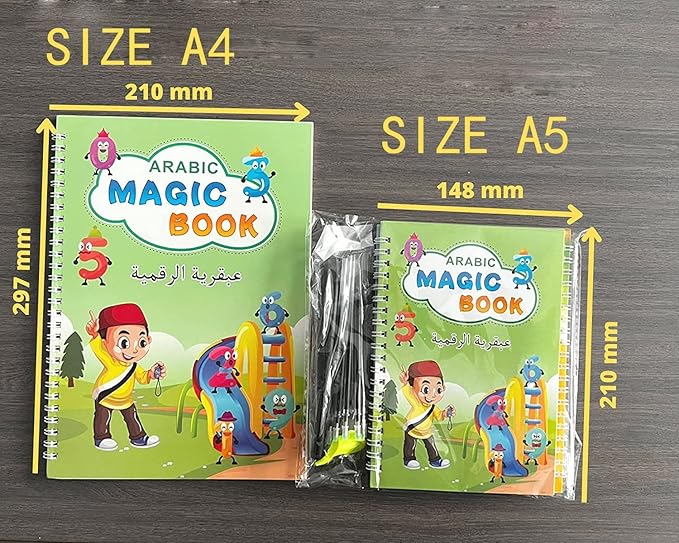Magic Book - Arabic Handwriting Practice Book
