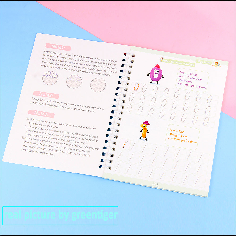 Magic Book - English Handwriting Practice Book