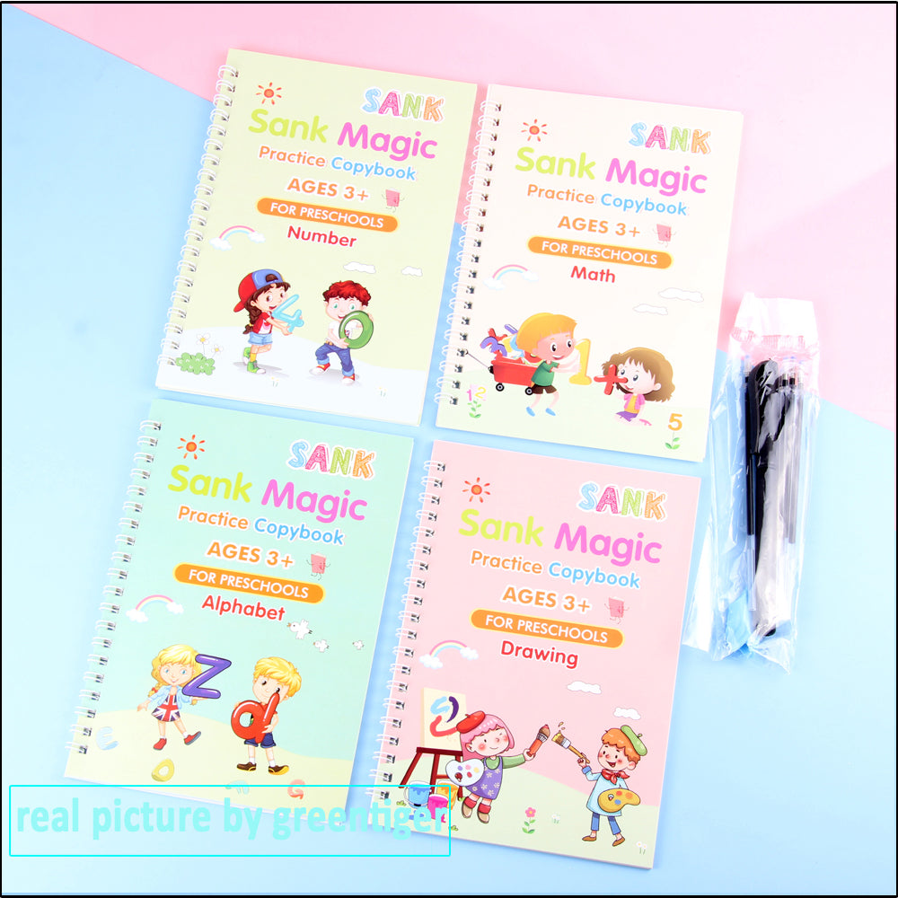 Magic Book - English Handwriting Practice Book